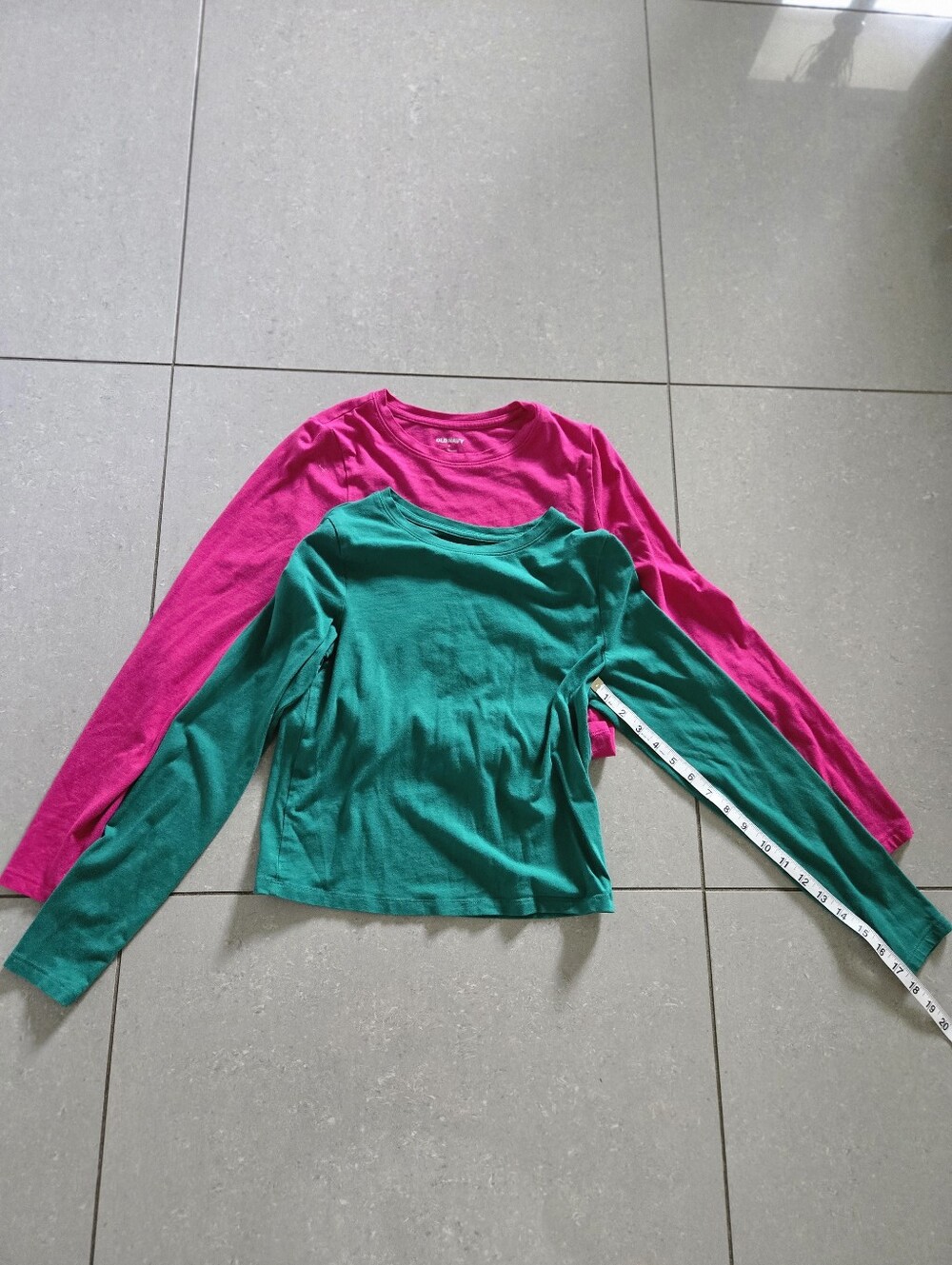 Old Navy Emerald Green Short Sleeve Crew Neck Tee